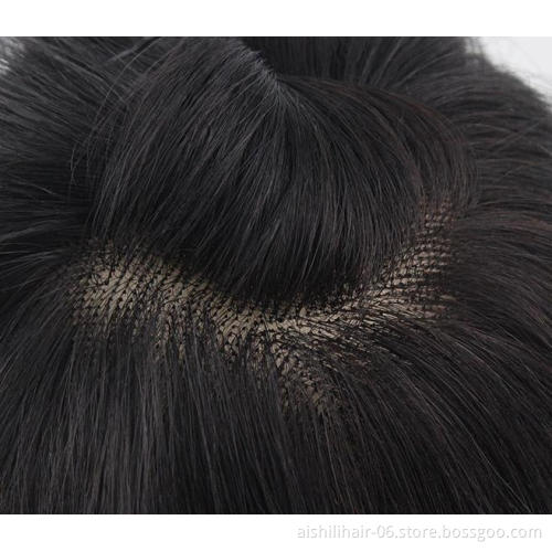 aishili wholesale human hair toupee for men